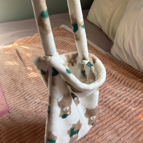 This is a soft teddy bear bag - Picture 3 of 3
